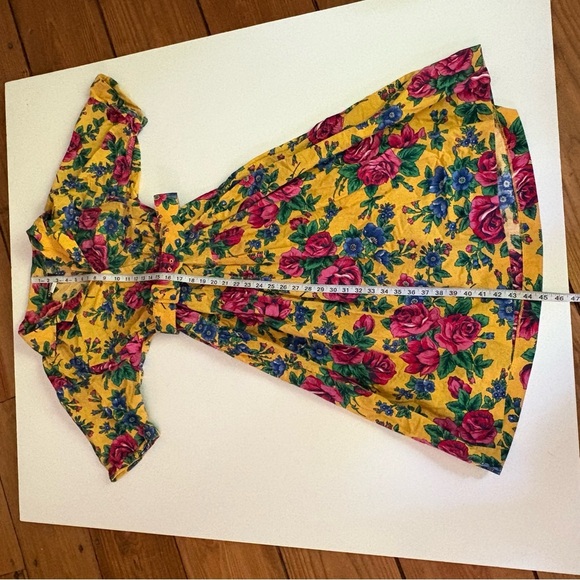 Vibrant Vintage Floral Midi Dress - Picture 13 of 15